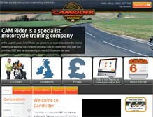 Tablet Screenshot of camrider.com